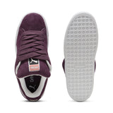 Puma suede XL sneakers in midnight plum and white - Side View 02