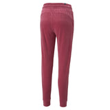Puma essentials+ velour pants in black - Back View
