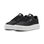 Puma cali court leather sneakers in gray skies and white - Front View