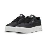 Puma cali court leather sneakers in gray skies and white - Front View