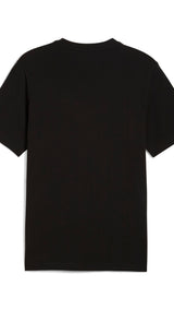 PUMA TotalEnergies CAF Africa Cup of Nations 2025 country tee in black and faster yellow - Back View