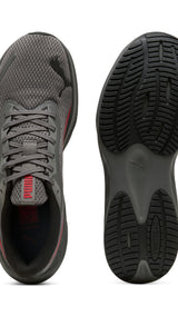 Puma running pounce lite shoes in gray - Side View 02