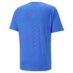 Puma running run cloudspun short sleeve tee in blue - Back View