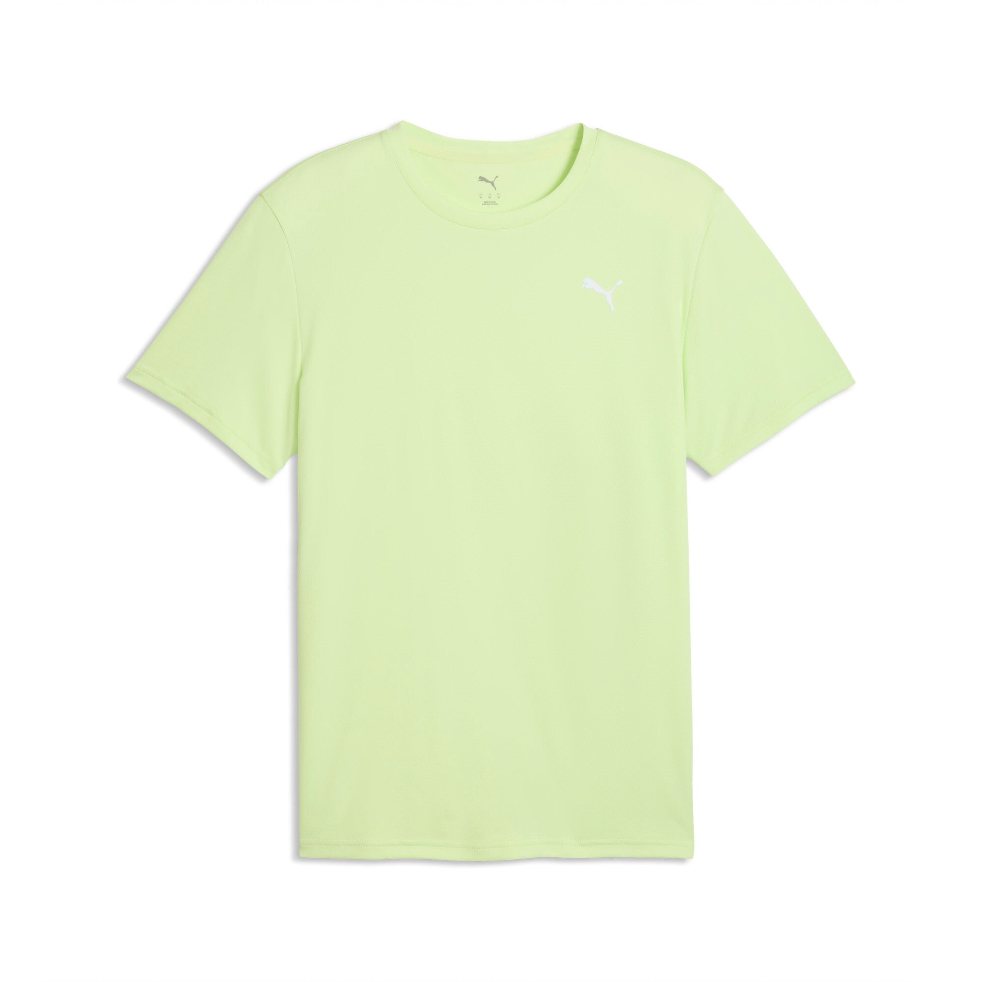 PUMA train all day essentials texture tee men in apple spritz — front view