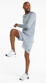 Puma training formknit seamless 7" shorts in black - Model Shot 03