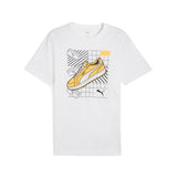 PUMA GRAPHICS sneaker tee - white