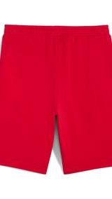 Puma scuderia Ferrari HP race sweat shorts in rosso corsa - Back View