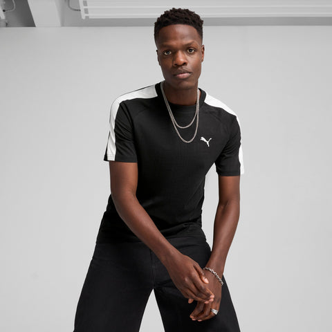 PUMA T7 tee in black