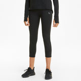 Puma favourite women's 3/4 running leggings in black - Model Shot 01