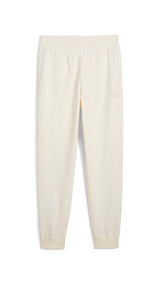 Puma essentials elevated pants in gray - Front View