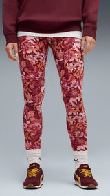 PUMA ESSENTIALS nature 2.0 leggings - ruby shimmer