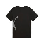 PUMA TRAIN ALL DAY big logo tee - black