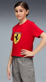 PUMA Scuderia Ferrari sportswear coloured big shield tee - rosso corsa