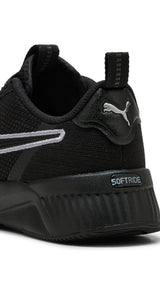 Puma Softride harli running shoes in black and cool weather - Back View