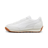 Puma easy rider leather sneakers in white - Side View 01