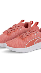 Puma running resolve modern shoes in black - Front View