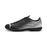 PUMA ATTACANTO II TT football boots men in black and white — side view 1