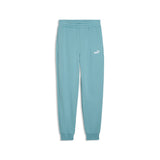PUMA ESS small no. 1 logo comfort high-waist sweatpants women in baltic sea blue