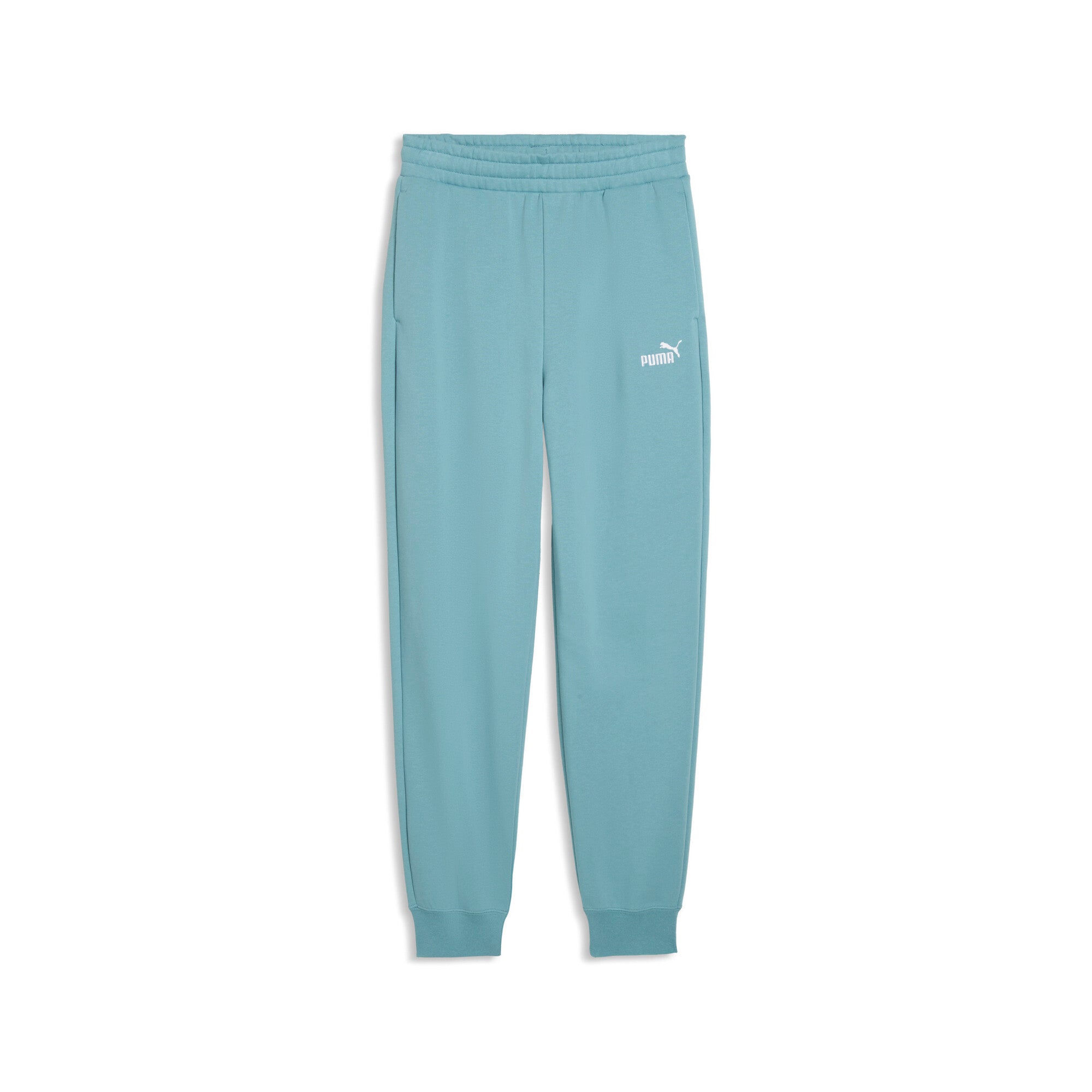 PUMA ESS small no. 1 logo comfort high-waist sweatpants women in baltic sea blue