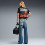 PUMA scuderia ferrari speed tee men in black — model shot 3