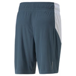 Puma training favourite cat knit 8" shorts in gray - Back View