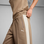 Puma T7 always on relaxed track pants in totally taupe - Model Shot 02