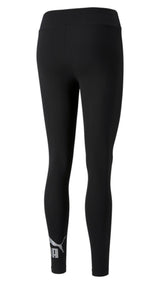 Puma essentials+ metallic leggings in purple - Back View