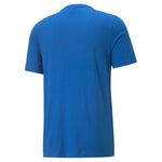 Puma classics men's logo tee in blue - Back View