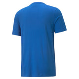Puma classics men's logo tee in blue - Back View