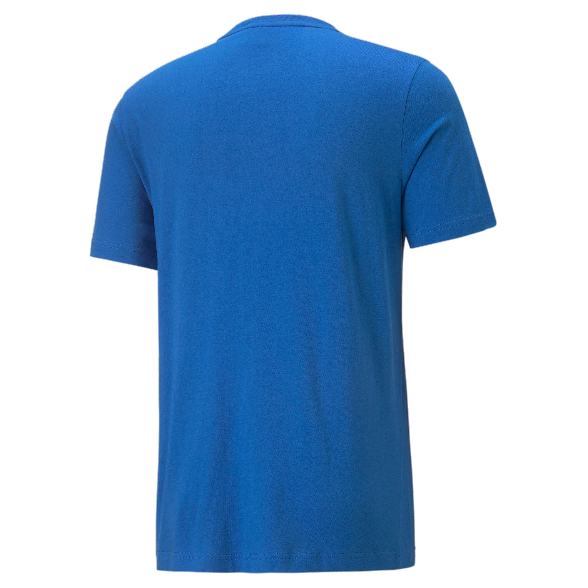 Puma classics men's logo tee in blue - Back View