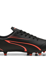 Puma football vitoria fg/ag boots in black - Side View 03