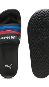 Puma swimming BMW M motorsport logo leadcat 2.0 slides in black - Side View 01