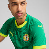 PUMA Senegal 2025 away jersey in sport green and electric lime - Model Shot 02