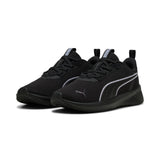 Puma Softride harli running shoes in black and cool weather - Front View