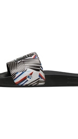 Puma swimming BMW M motorsport leadcat 2.0 graphic slides in black - Side View 02