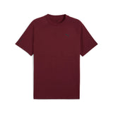 PUMA PUMATECH tee in dusky gray - ruby shimmer