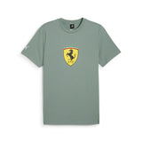 Puma scuderia ferrari hp race coloured big shield tee in black - Front View
