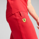 Puma scuderia Ferrari HP race sweatpants in rosso corsa - Model Shot 02