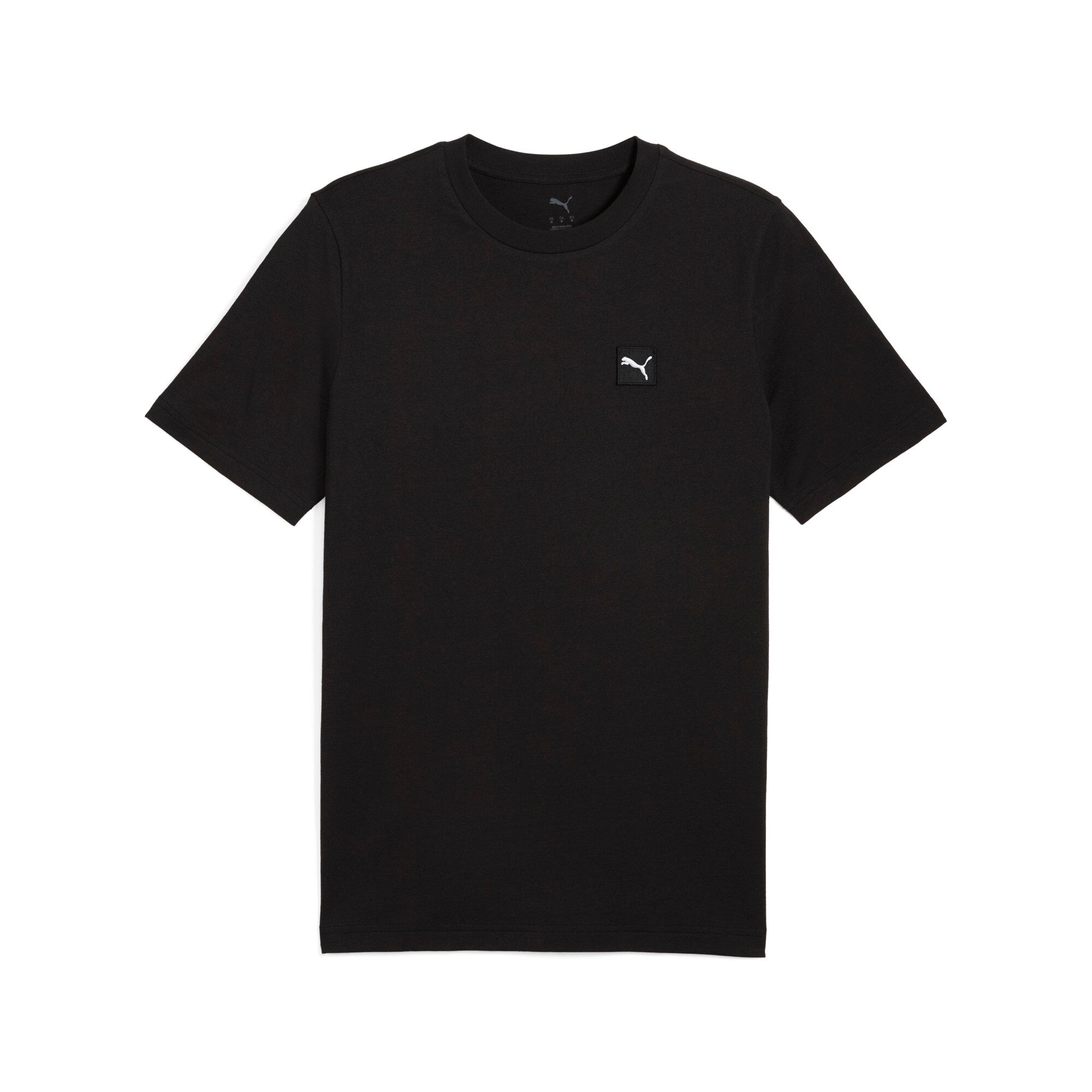 PUMA ESSENTIALS ELEVATED tee in green moon - black