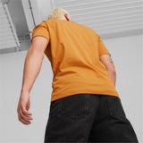 Puma essentials small logo tee men in beige - Model Shot 02