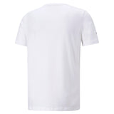 Puma BMW M motorsport essentials logo tee in black - Back View