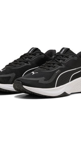 Puma PWR hybrid training shoes in black - Front View