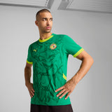 PUMA Senegal 2025 away jersey in sport green and electric lime - Model Shot 01