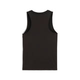 Puma train all day essentials sleeveless tank in black - Back View