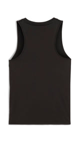 Puma train all day essentials sleeveless tank in black - Back View