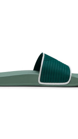 Puma leadcat 2.0 shower sandals in green - Side View 03