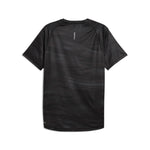 Puma running velocity all-over print tee in black - Back View