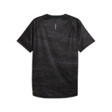 Puma running velocity all-over print tee in black - Back View