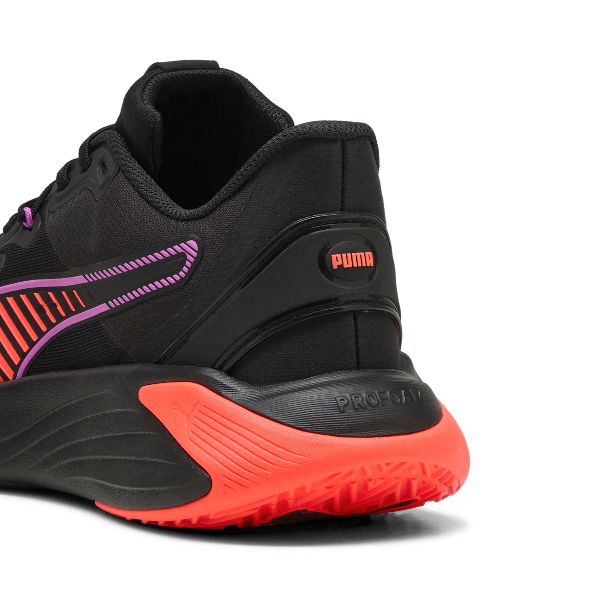 Puma PWR hybrid training shoes in black - Back View