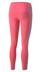 Puma T7 block leggings in pink - Back View